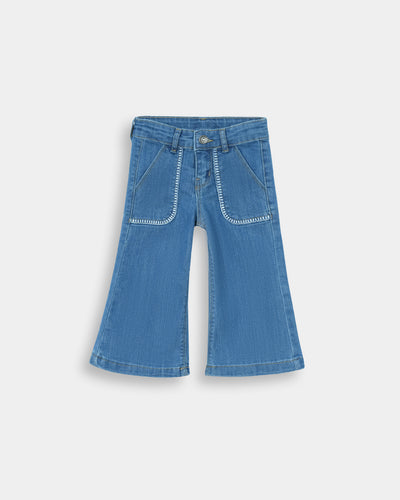 Girls Flared Denim