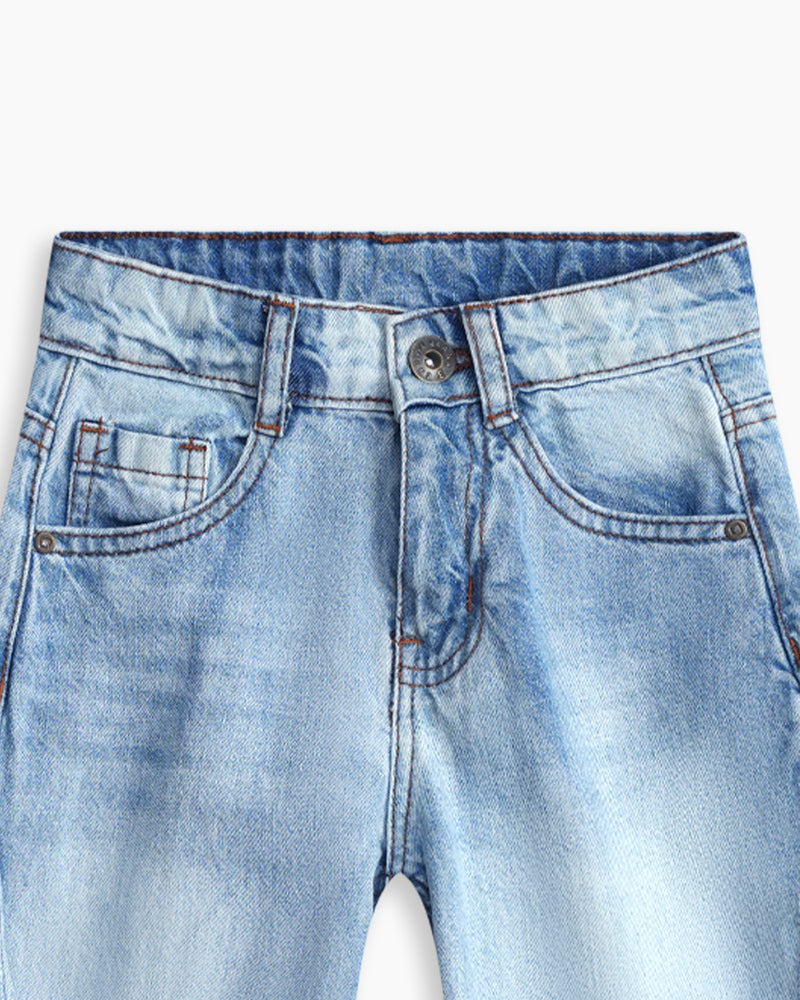 Girls Balloon Fit Denim