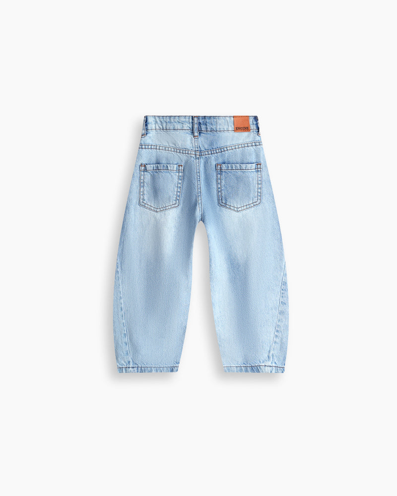 Girls Balloon Fit Denim