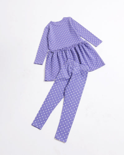 Girls 2 Piece Knit Suit