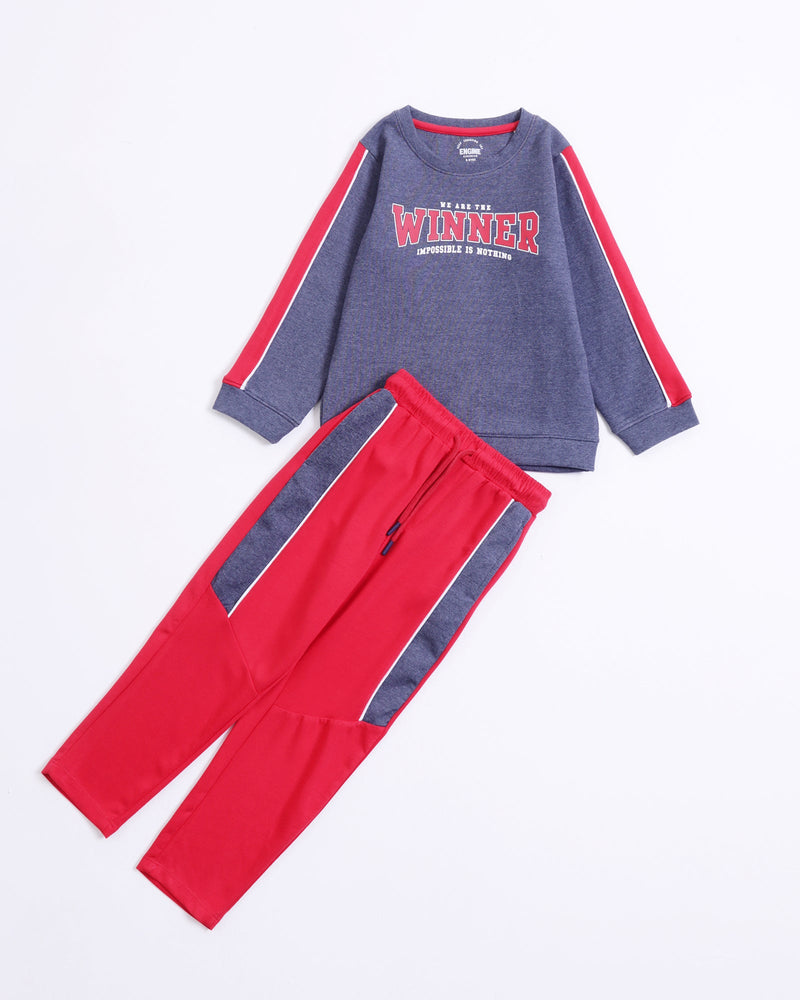 Boys 2 Piece Knit Suit - Engine - Buy Now