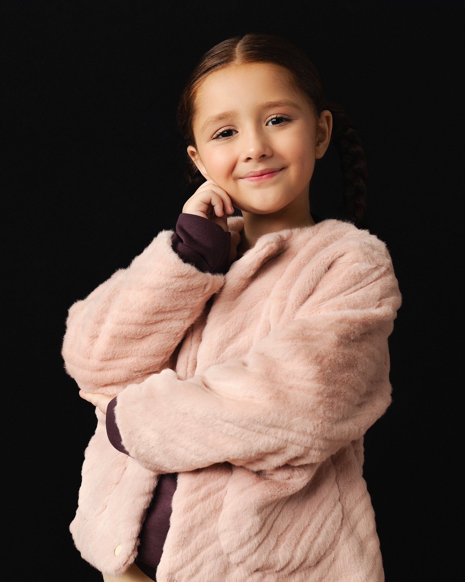 Girls Fur Jacket