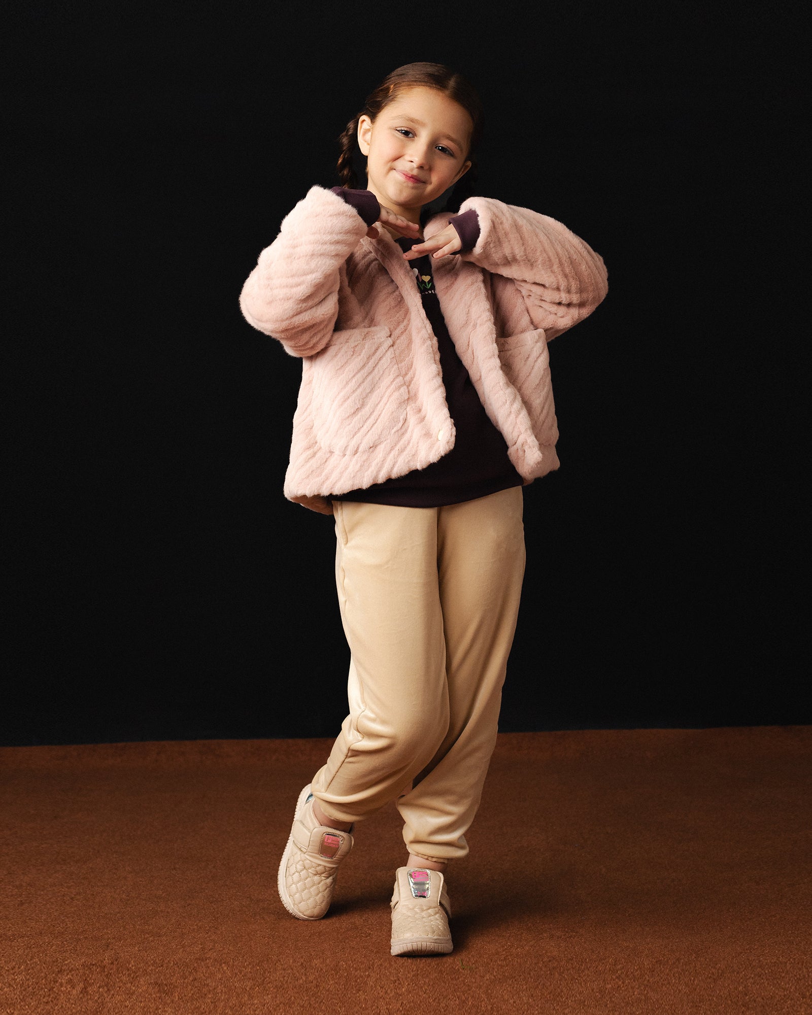 Girls Fur Jacket