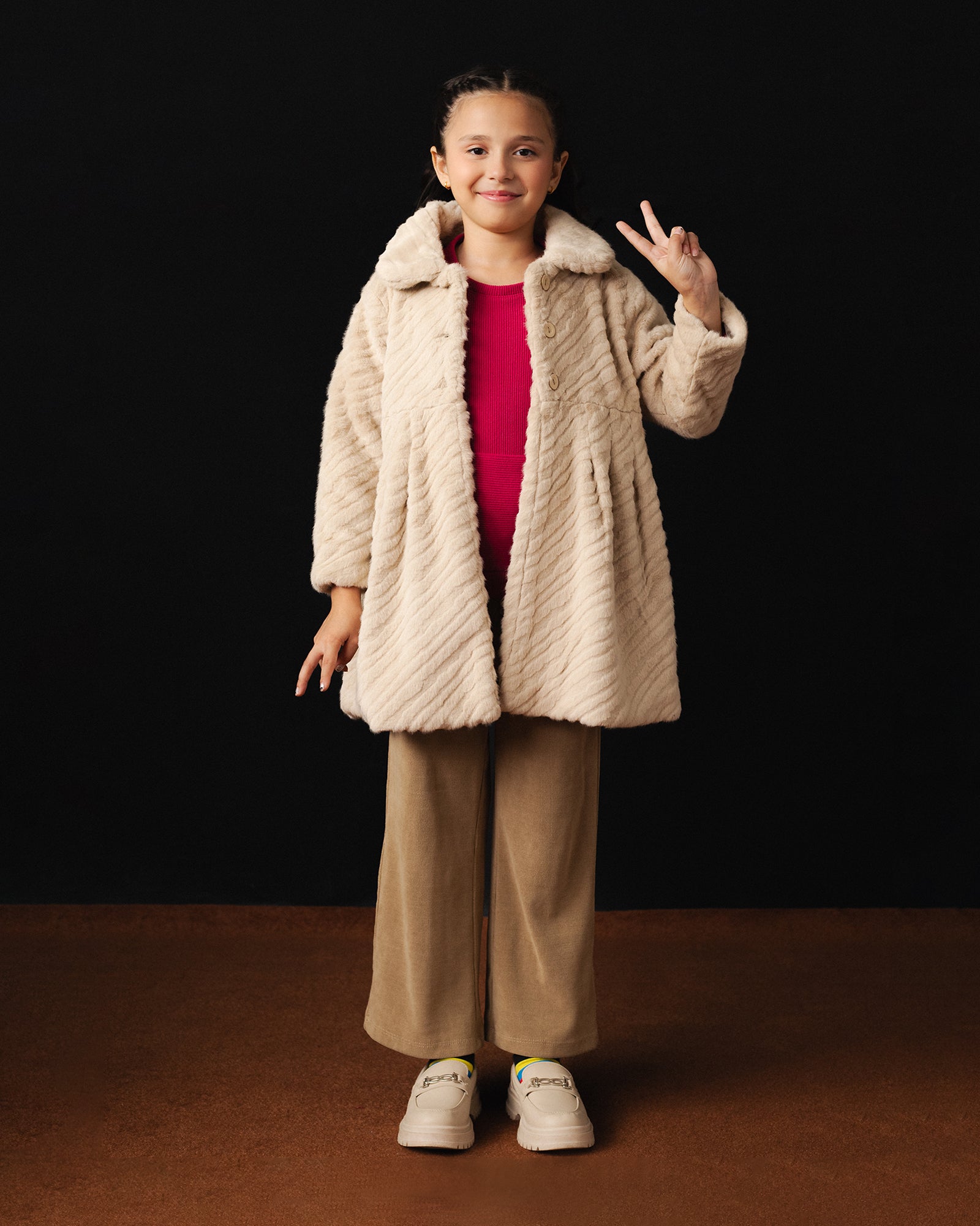 Girls Fur Jacket