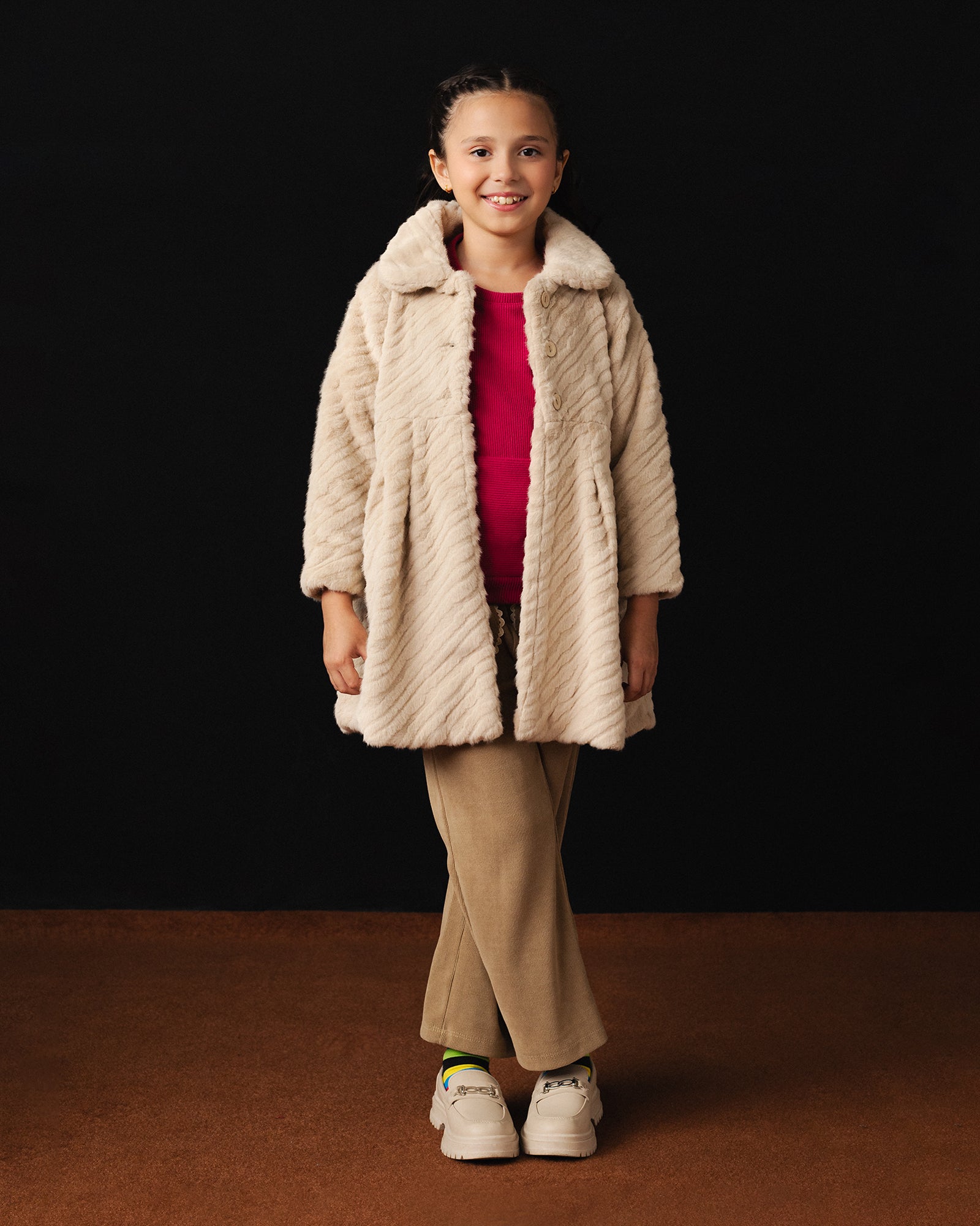 Girls Fur Jacket