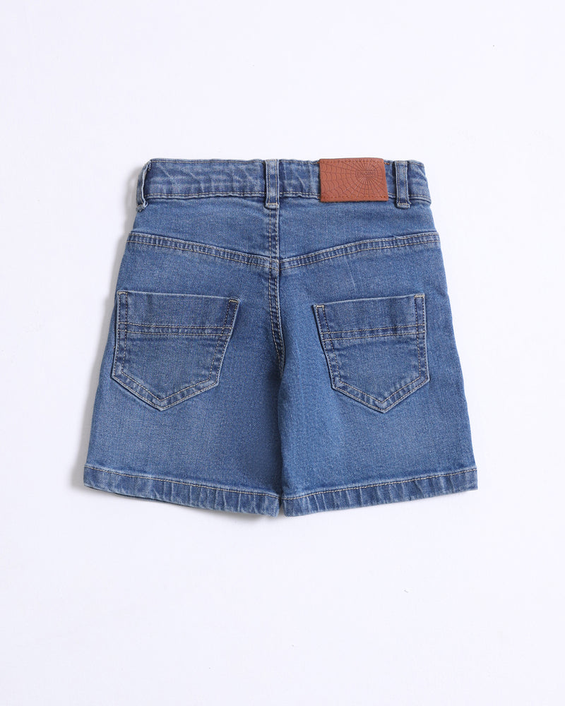 Boys Denim Shorts - Engine - Buy Now