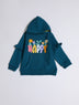 Girls Typography Hoodie Upper