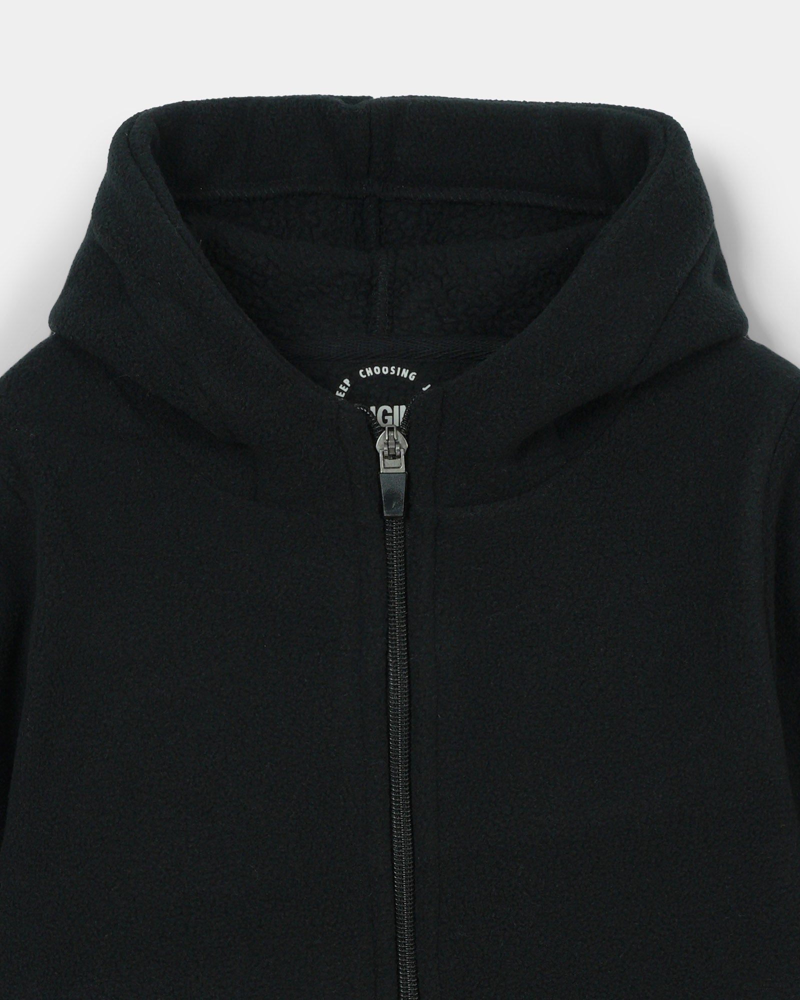Boys Basic Zip-Up Hoodie