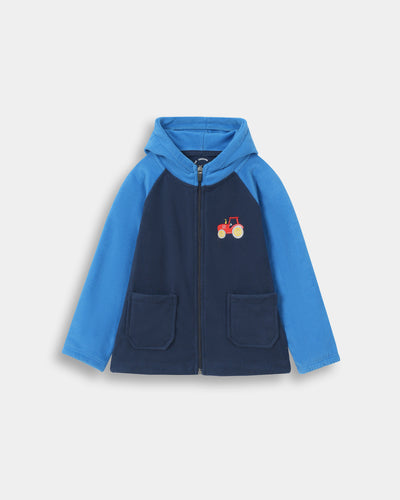 Boys Basic Zip-Up Hoodie