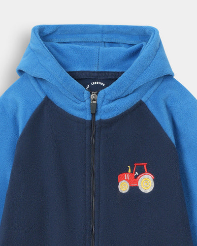 Boys Basic Zip-Up Hoodie