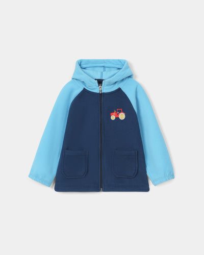 Boys Basic Zip-Up Hoodie