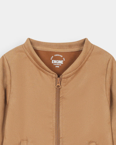 Boys Basic Zip-Up Upper