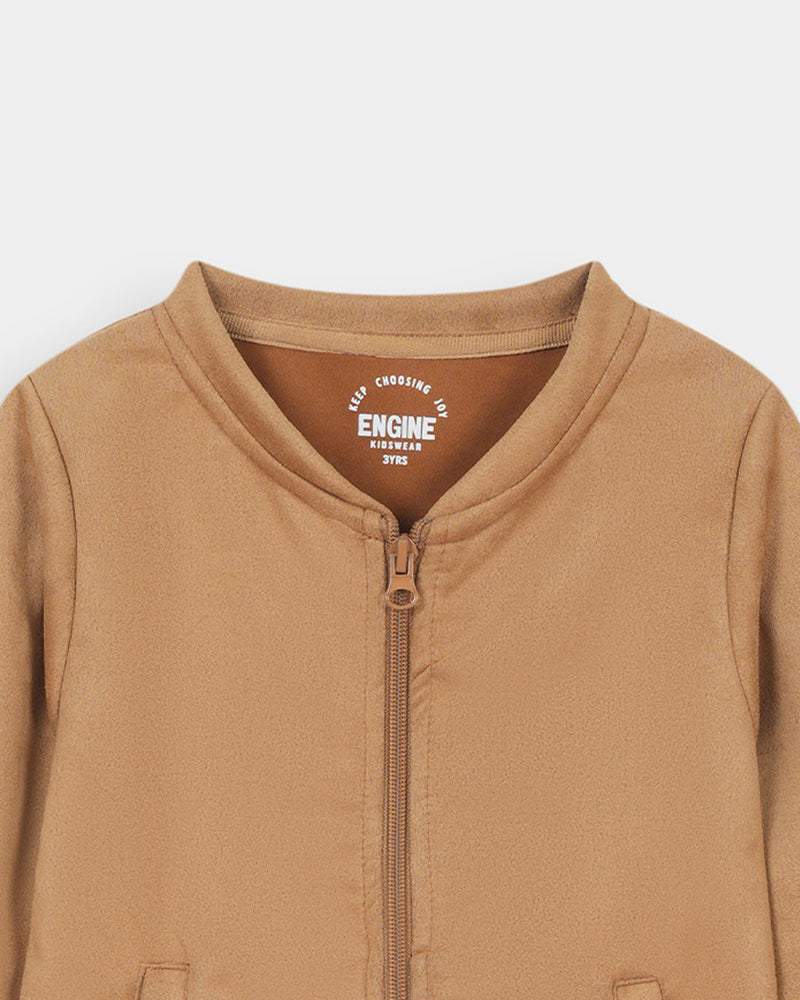 Boys Basic Zip-Up Upper - Engine - Buy Now