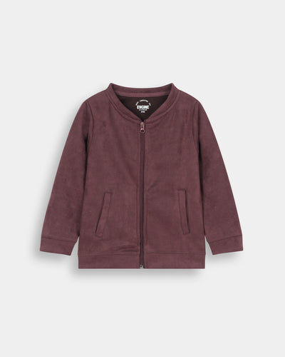 Boys Basic Zip-Up Upper