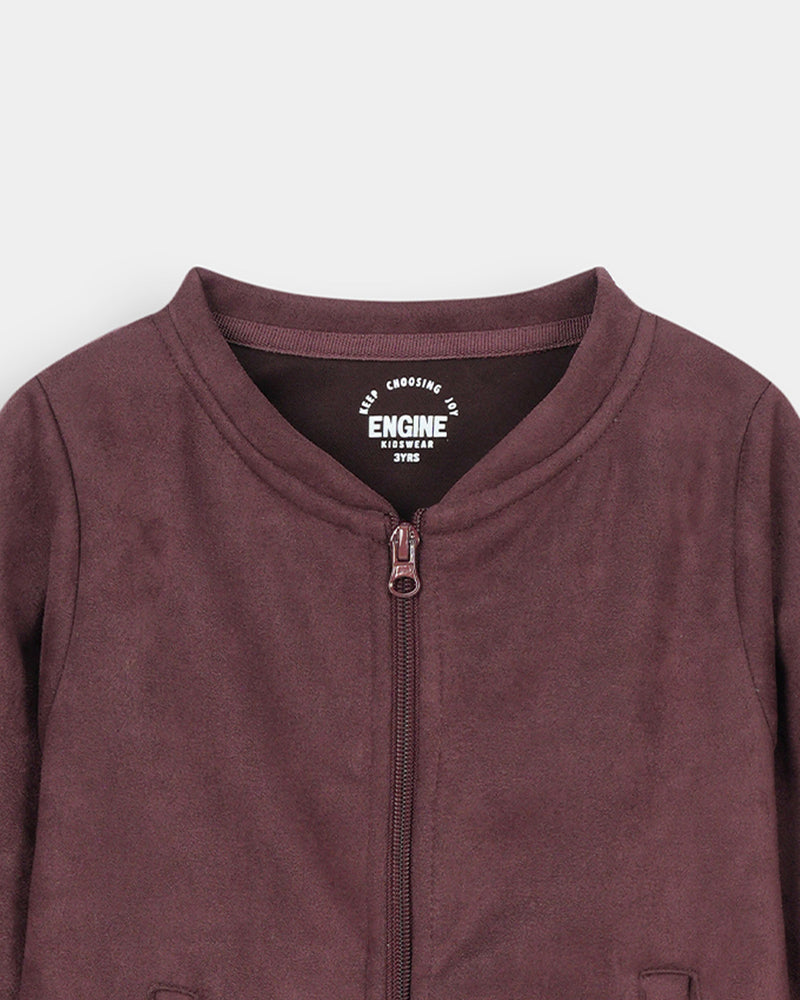 Boys Basic Zip-Up Upper - Engine - Buy Now