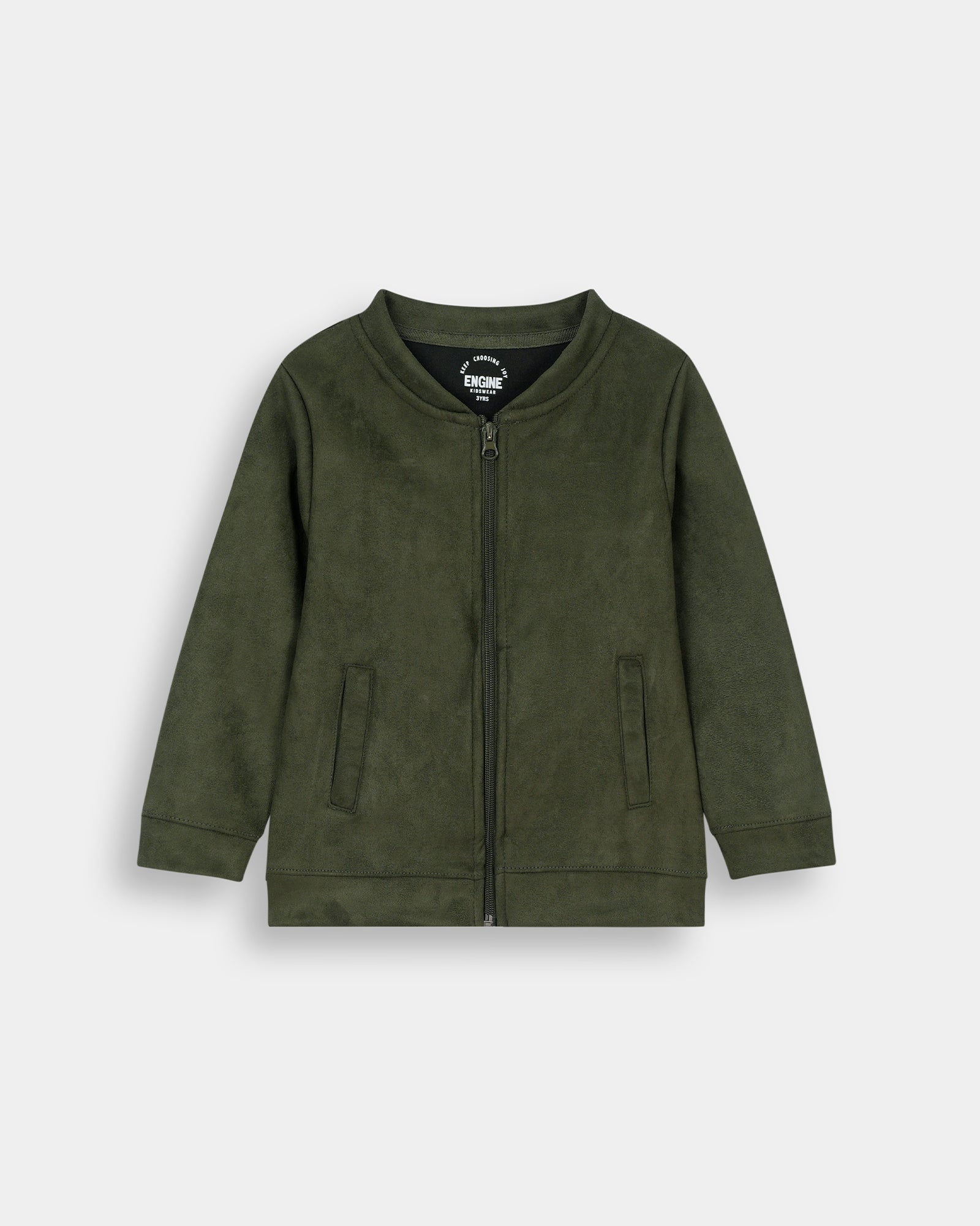 Boys Basic Zip-Up Upper - Engine - Buy Now