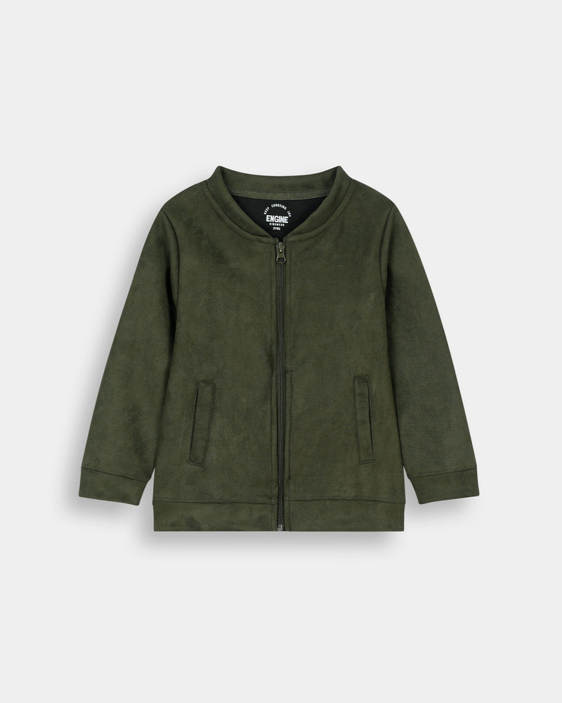 Boys Basic Zip-Up Upper - Engine - Buy Now