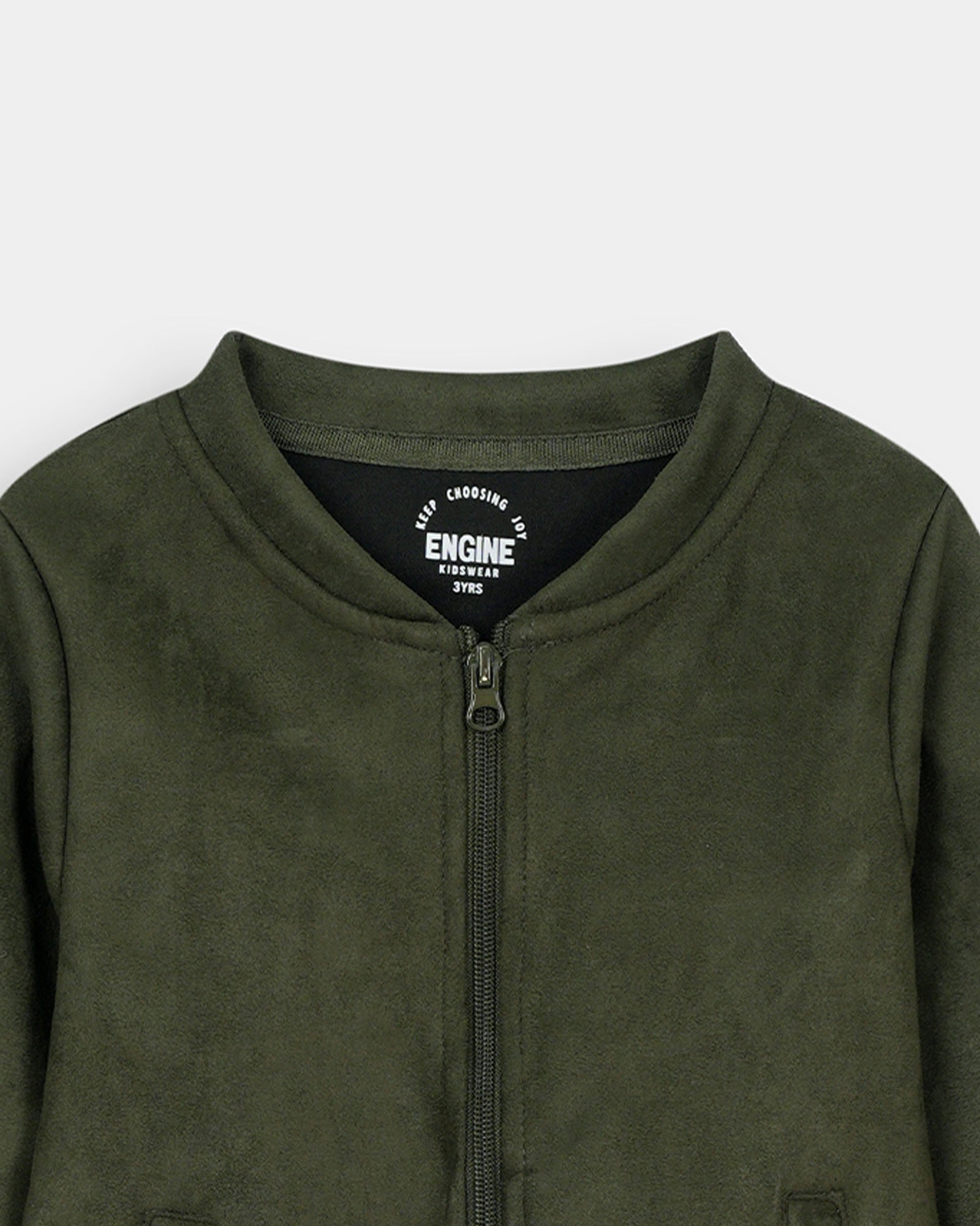 Boys Basic Zip-Up Upper - Engine - Buy Now