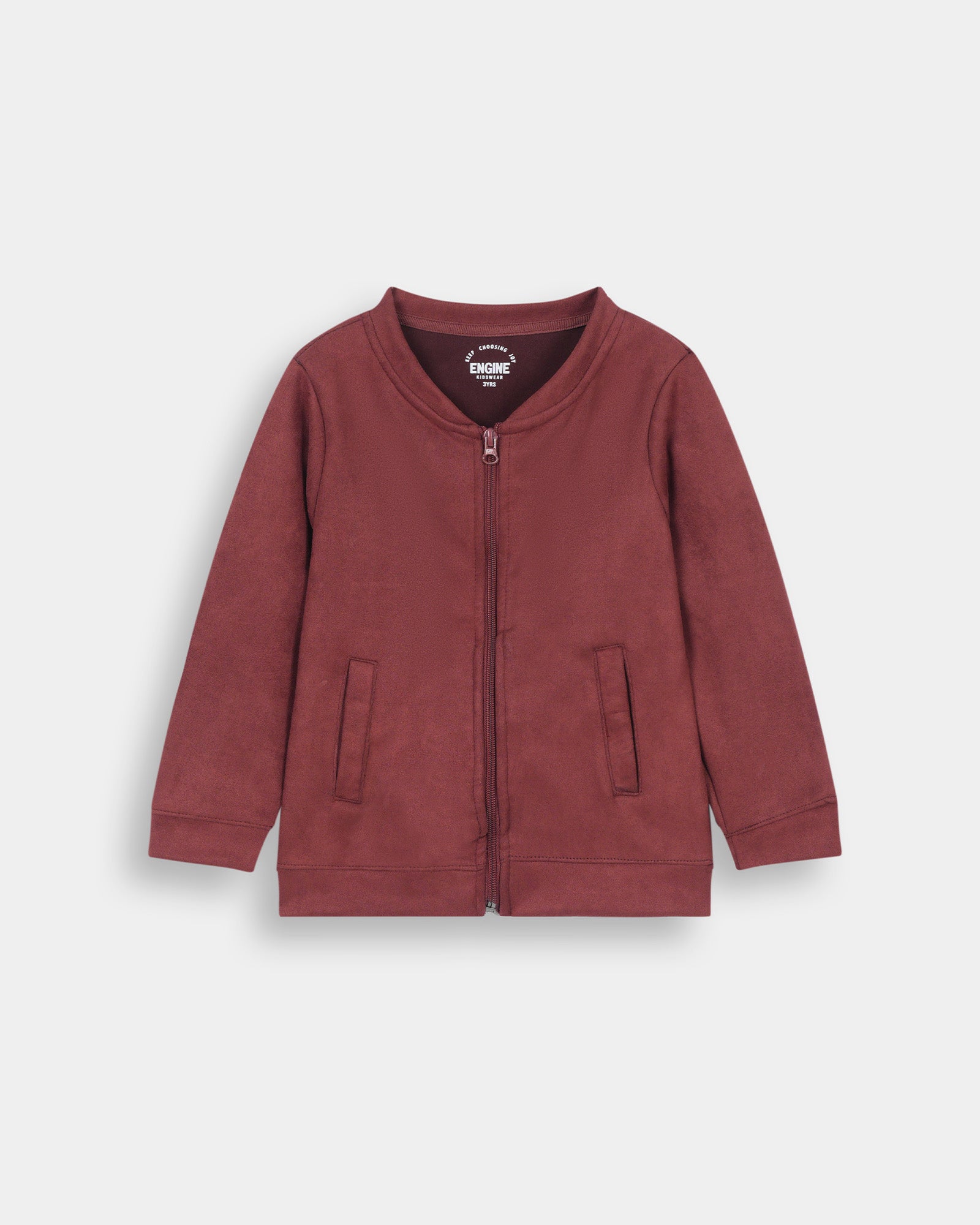 Boys Basic Zip-Up Upper - Engine - Buy Now