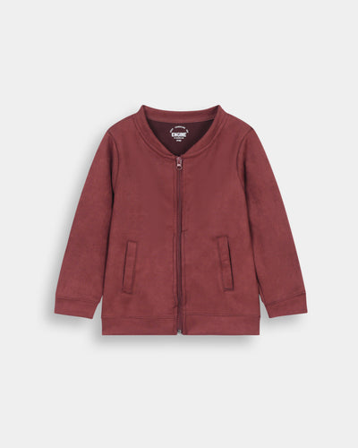 Boys Basic Zip-Up Upper