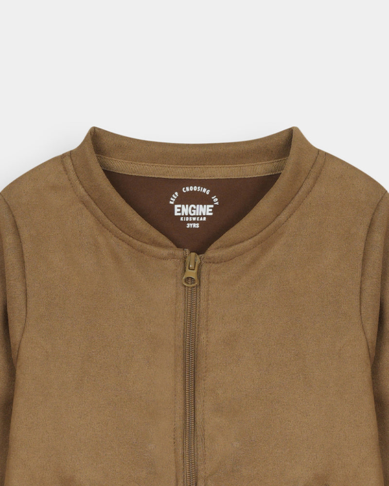 Boys Basic Zip-Up Upper - Engine - Buy Now