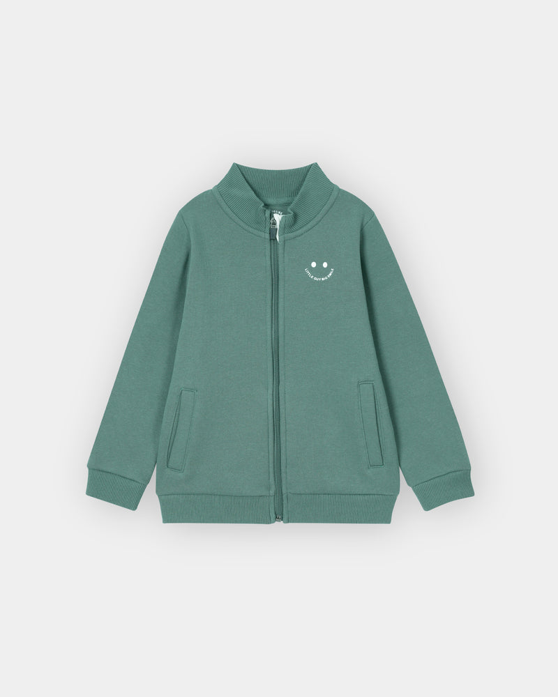 Boys Basic Zip-Up Upper - Engine - Buy Now