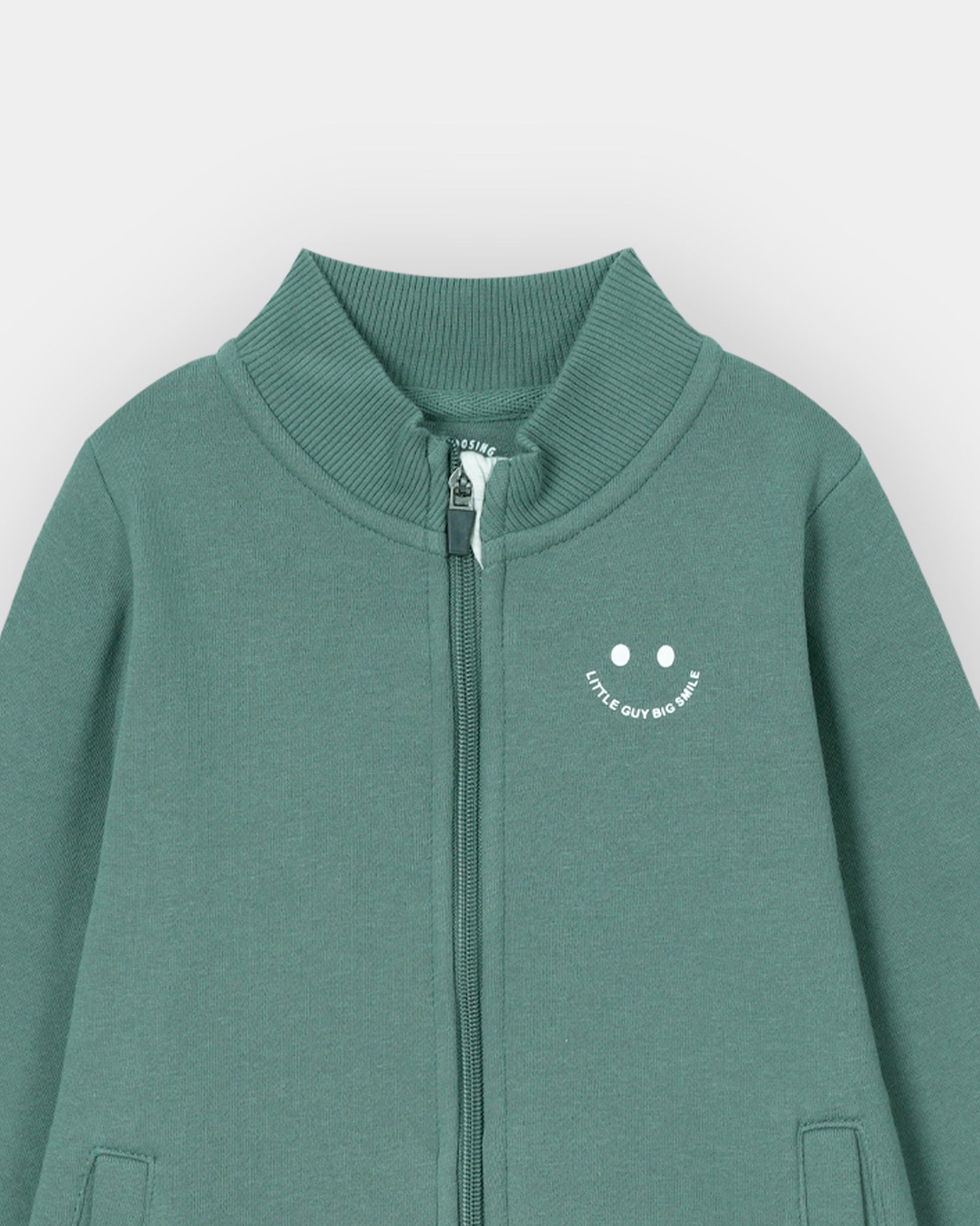 Boys Basic Zip-Up Upper