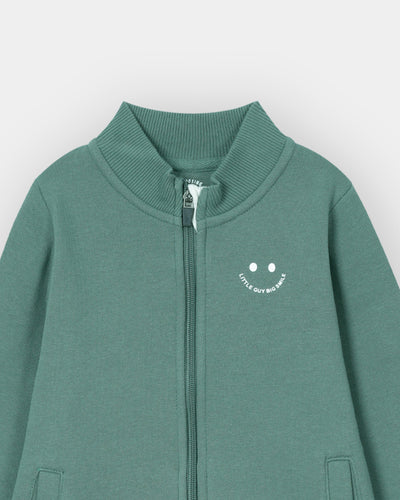 Boys Basic Zip-Up Upper