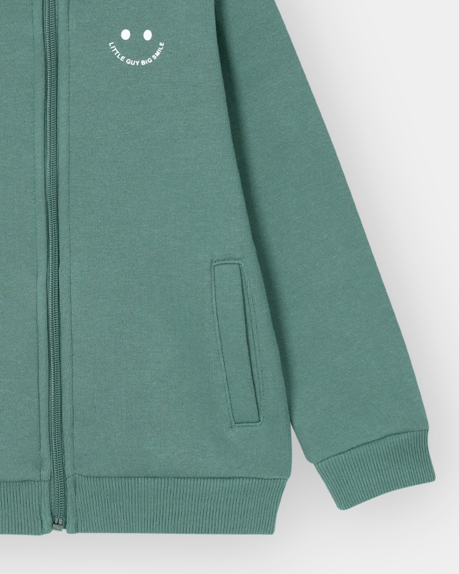 Boys Basic Zip-Up Upper