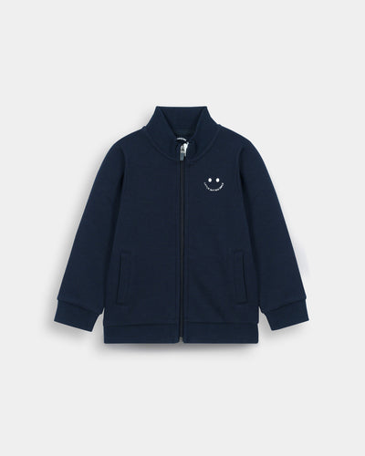 Boys Basic Zip-Up Upper