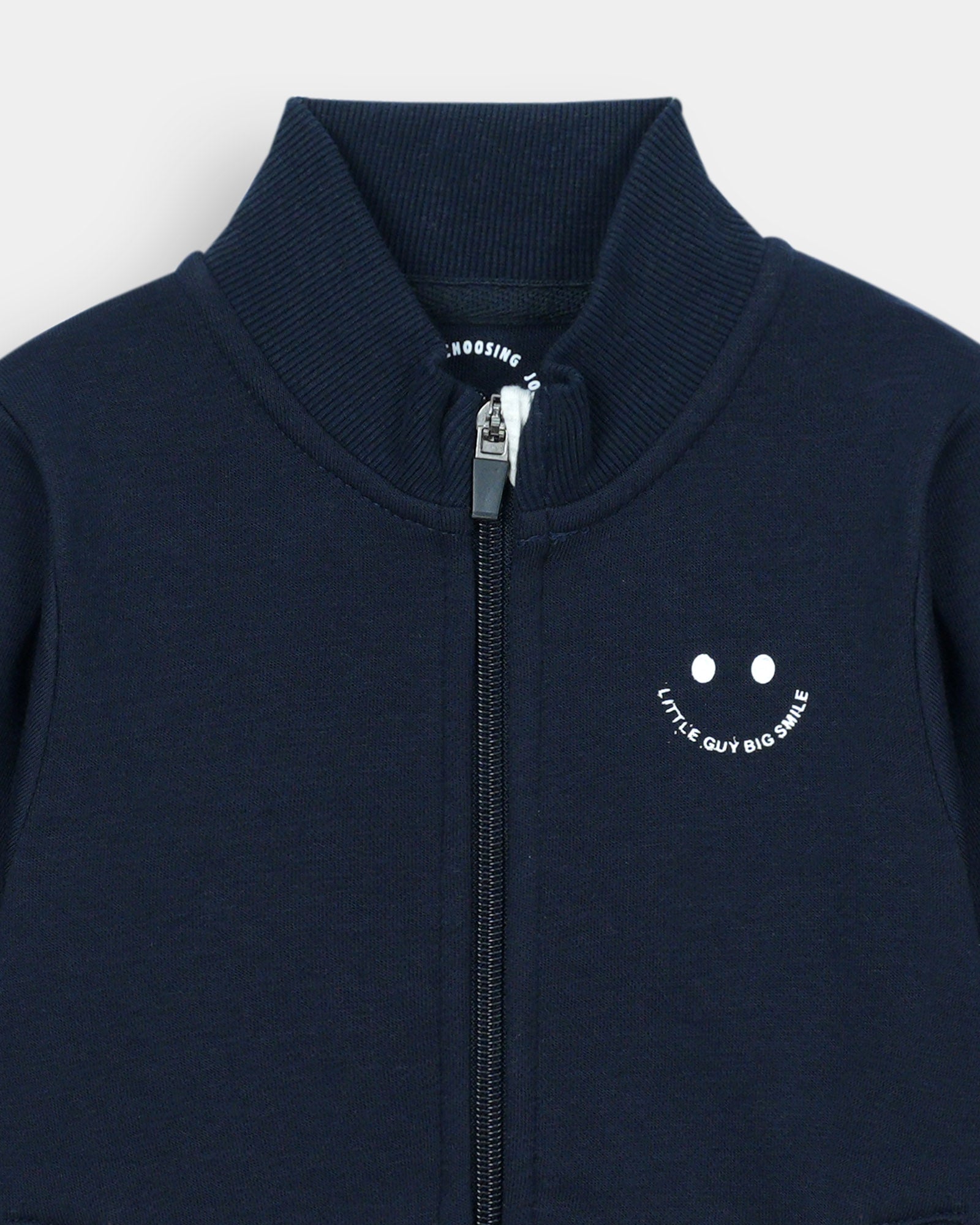 Boys Basic Zip-Up Upper
