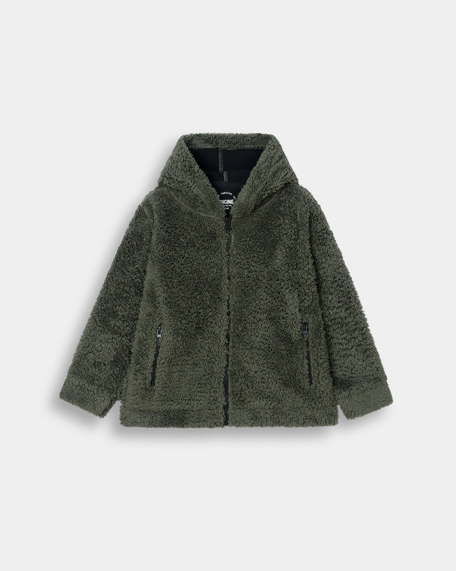 Boys Basic Zip-Up Hoodie