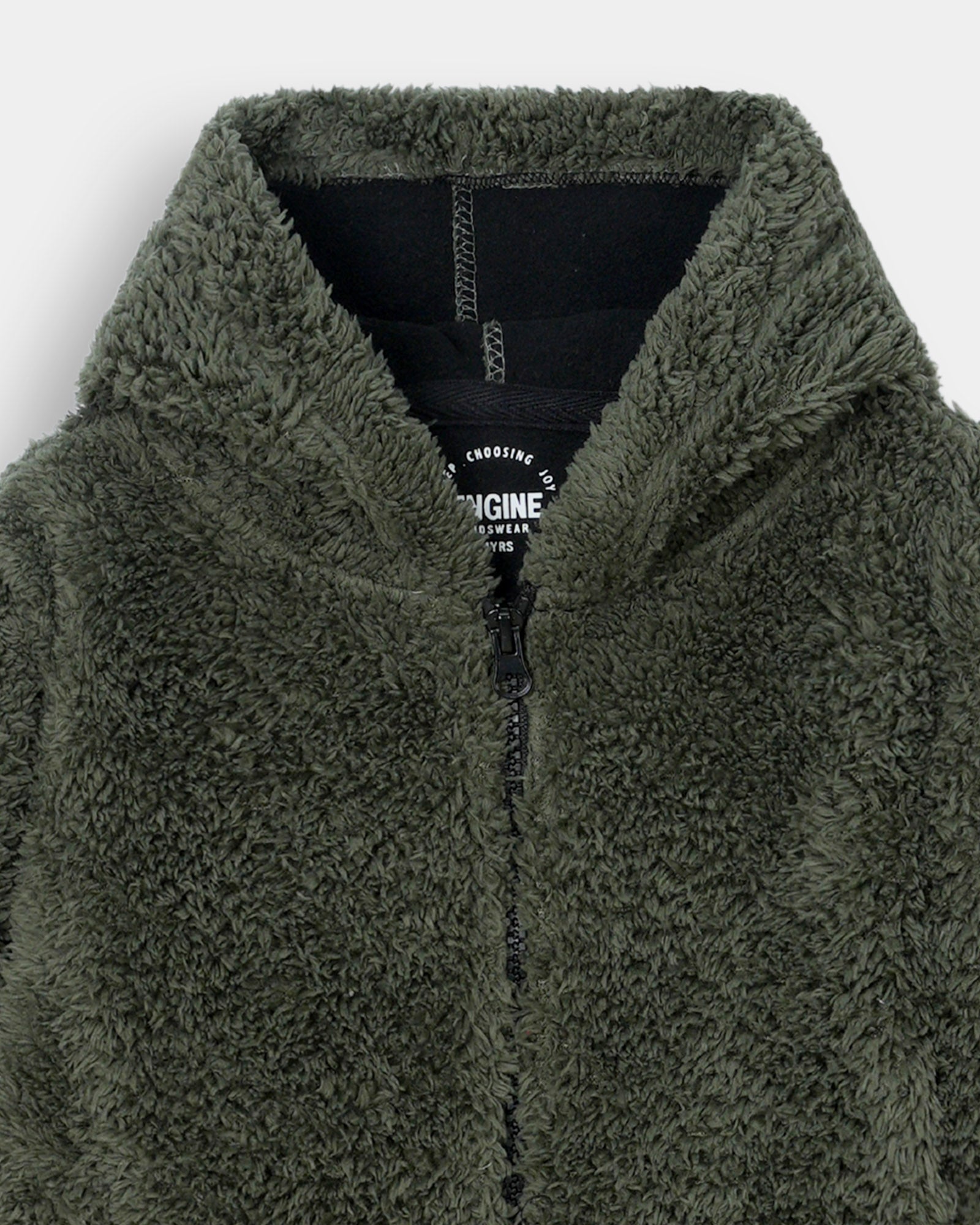 Boys Basic Zip-Up Hoodie