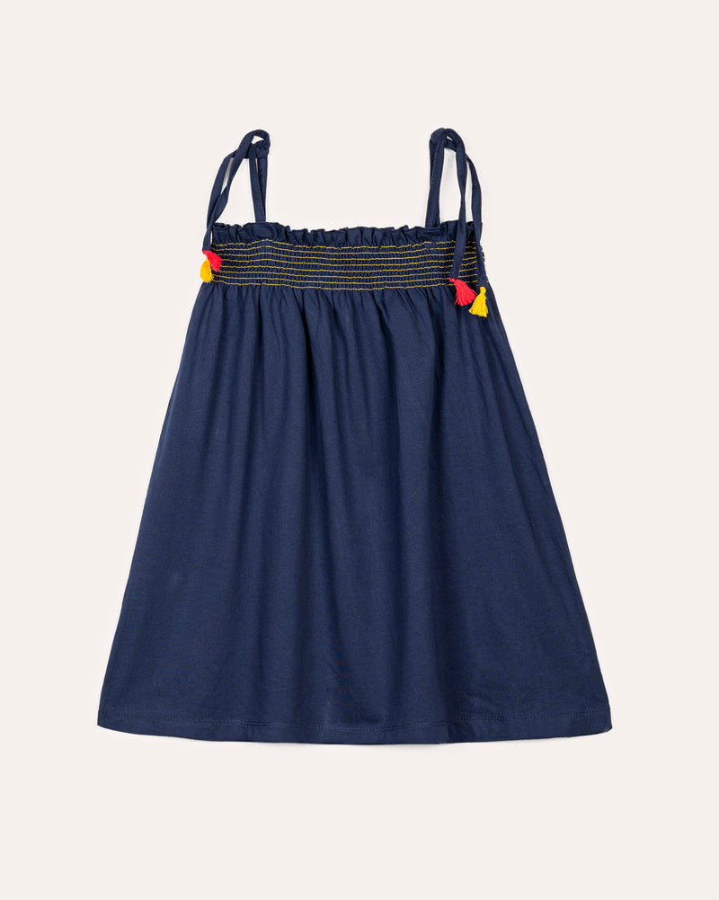 Girls Bow Smocking Dress - Engine - Buy Now