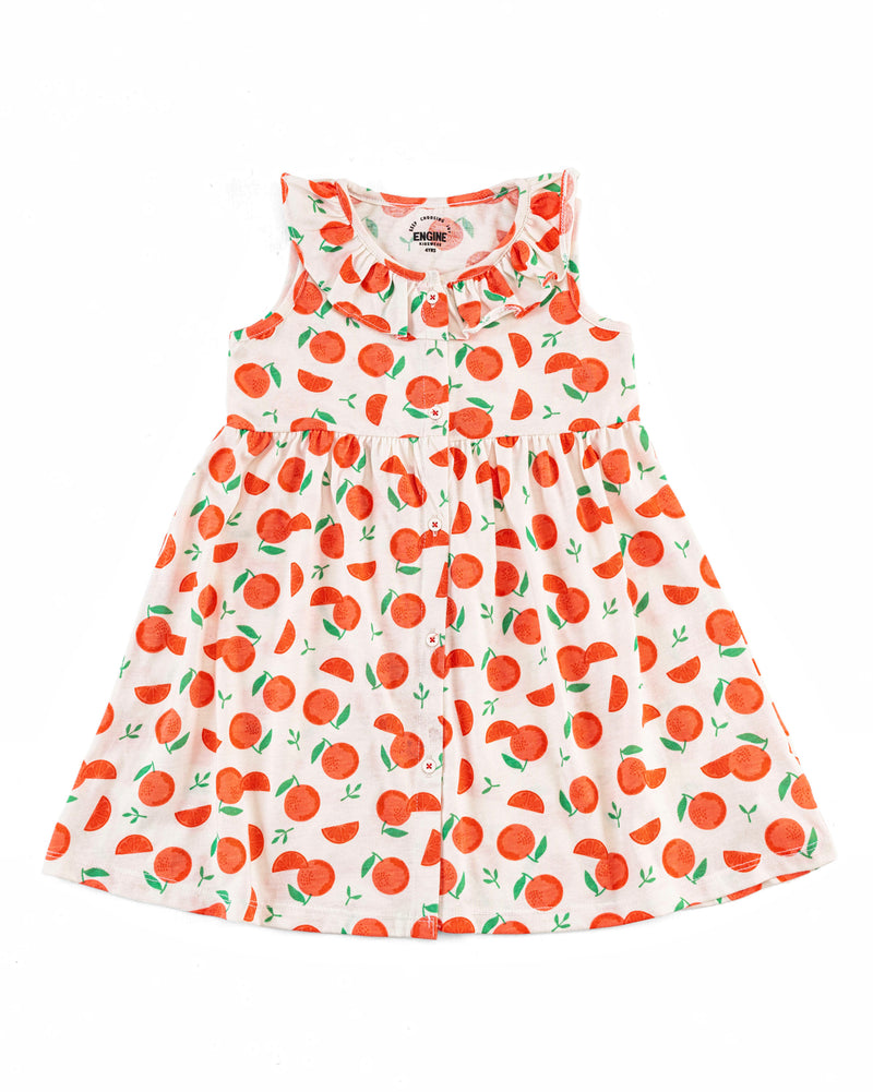 Girls Printed Fruit Dress - Engine - Buy Now