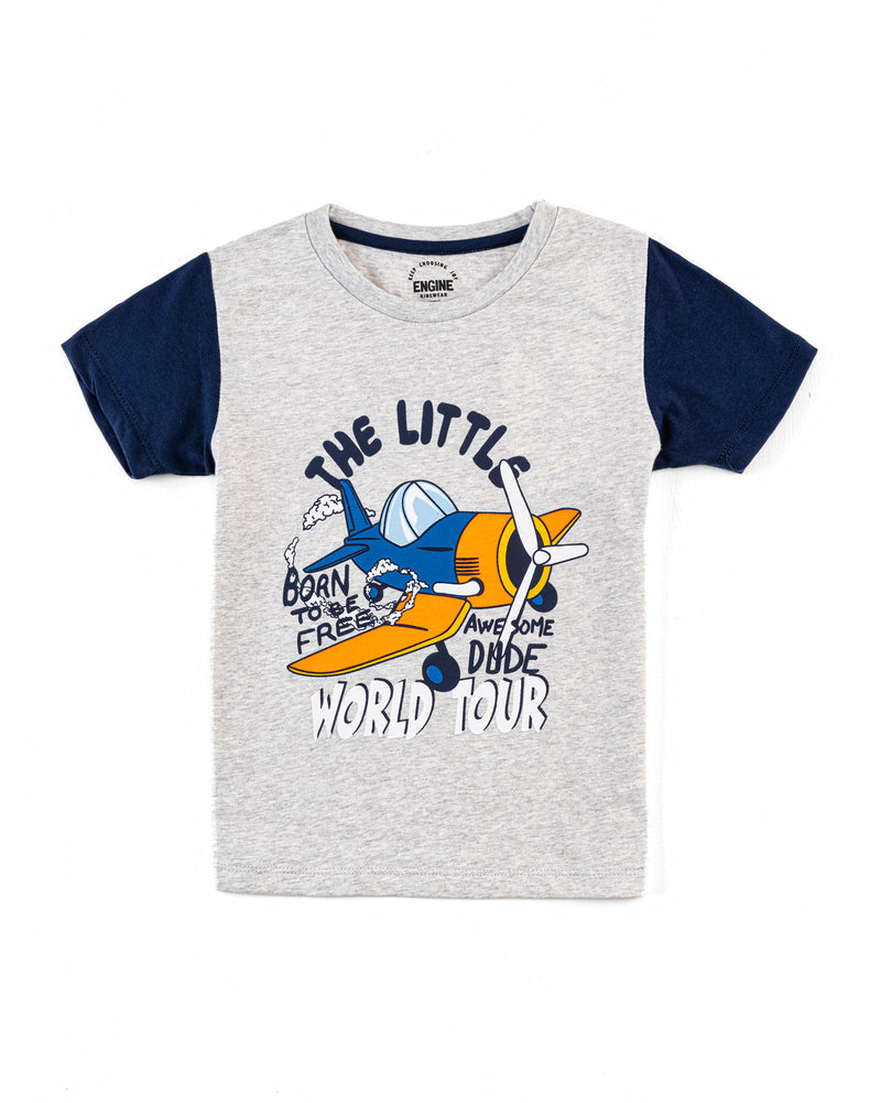 Boys Helicopter Tee - Engine - Buy Now