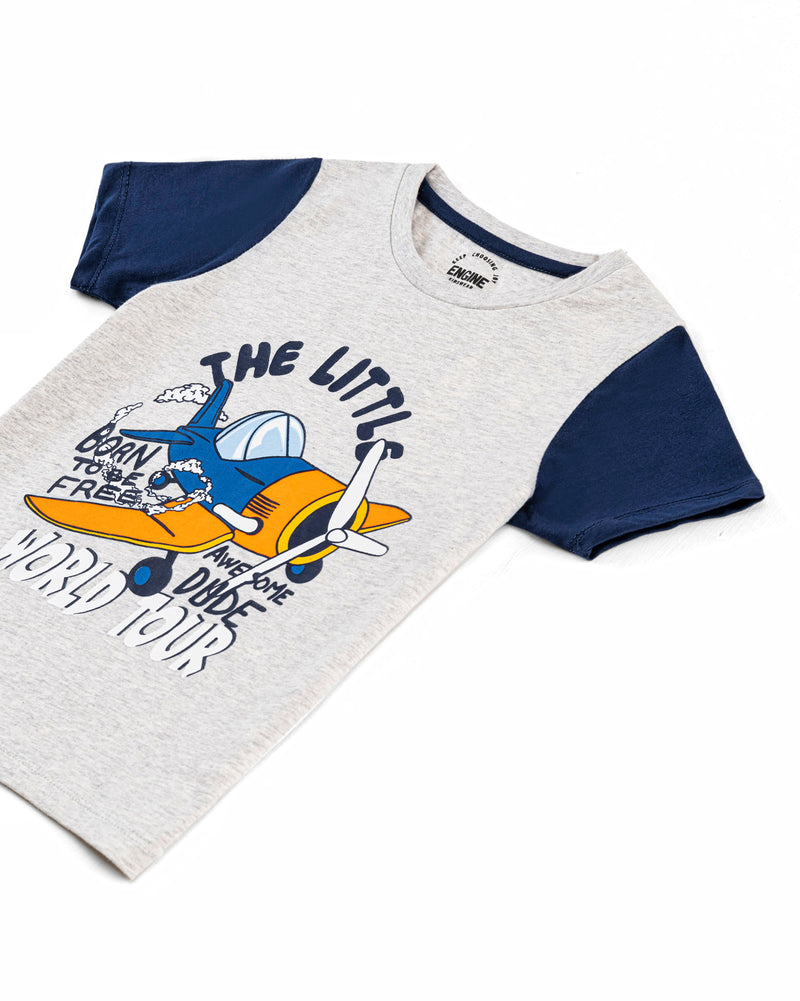 Boys Helicopter Tee - Engine - Buy Now