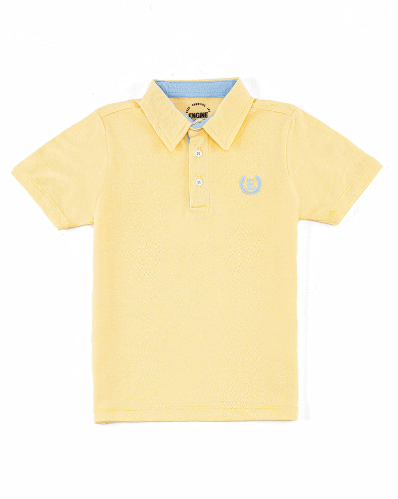 Boys Plain Polo Tee - Engine - Buy Now