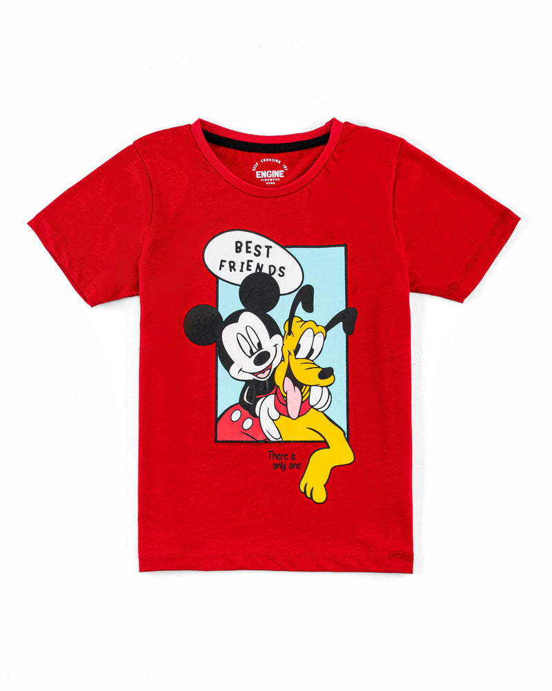 Boys Mickey Mouse T Shirt - Engine - Buy Now