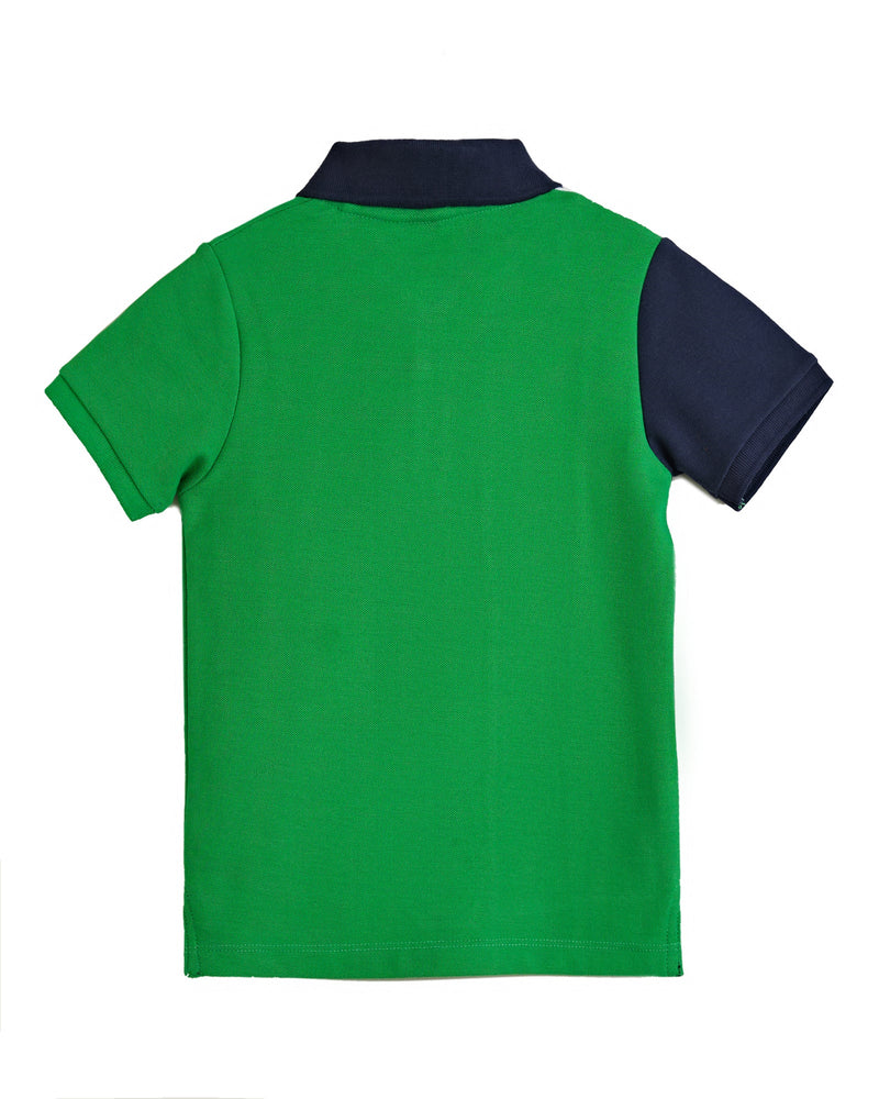 Boys S/S Panel Polo Tee - Engine - Buy Now