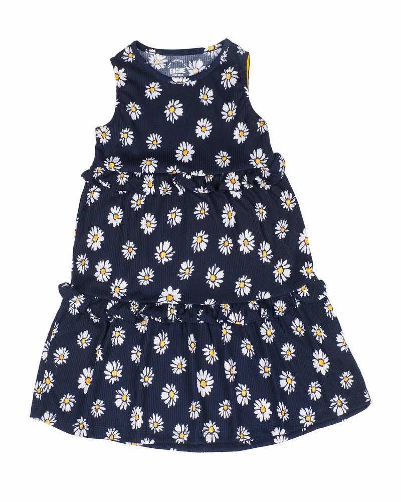 Girls Crew Neck Tier Dress - Engine - Buy Now