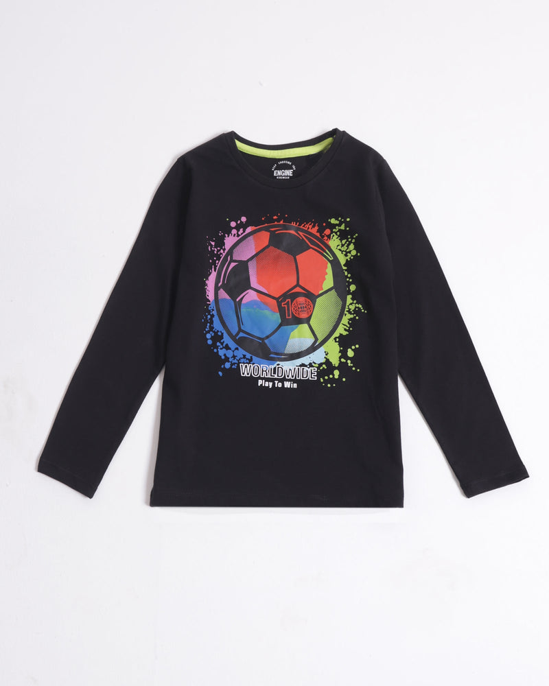 Boys L/S Graphic T-Shirt - Engine - Buy Now
