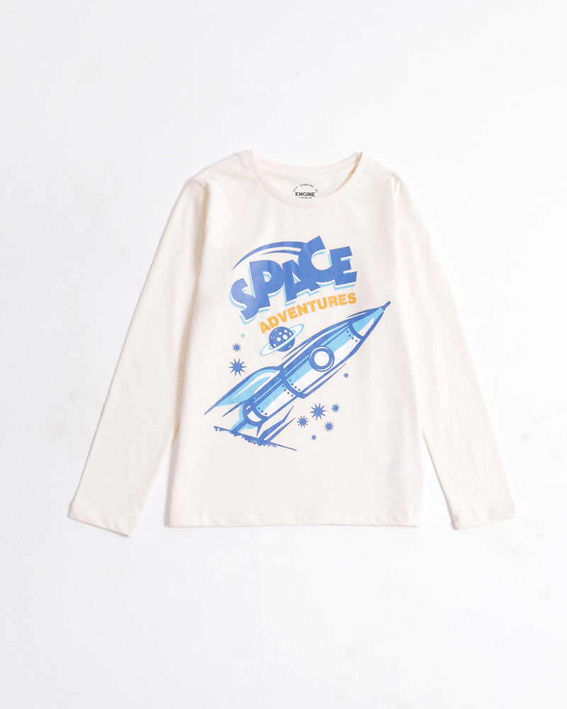 Boys L/S Graphic T-Shirt - Engine - Buy Now