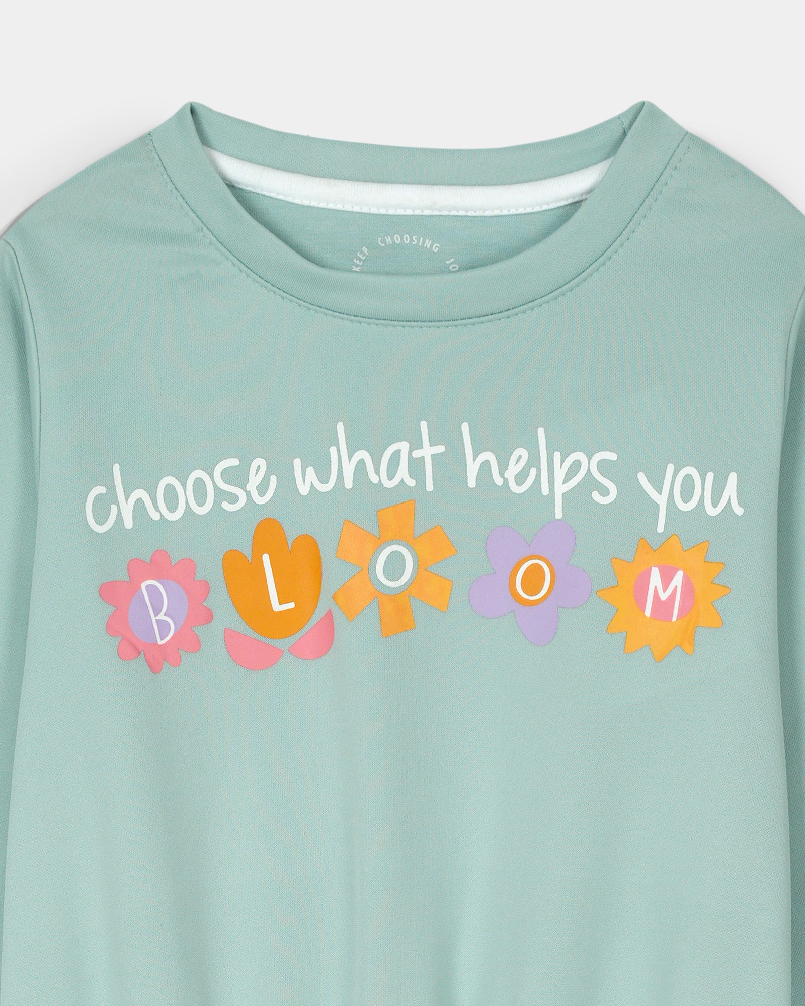 Girls Typography Sweatshirt