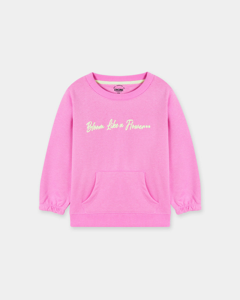 Girls Typography Sweatshirt - Engine - Buy Now