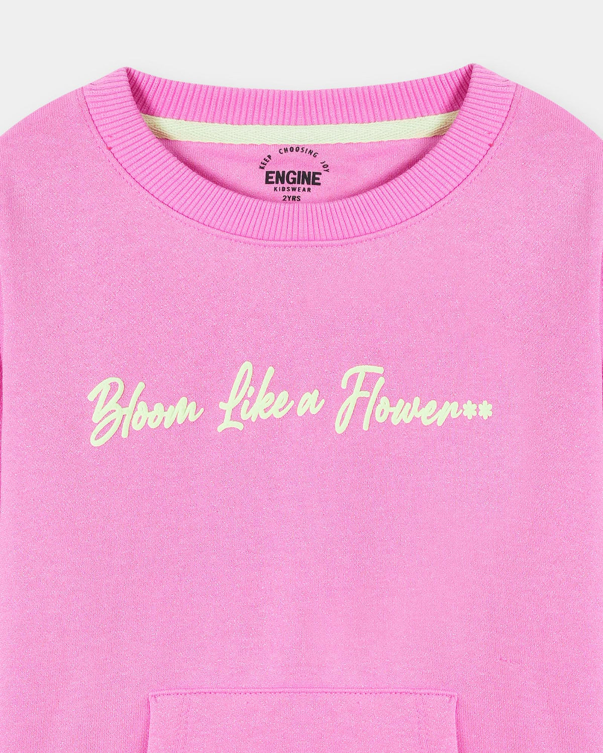 Girls Typography Sweatshirt - Engine - Buy Now