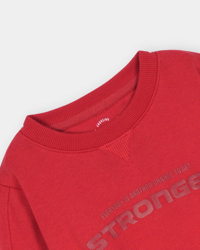 Boys Typography Sweatshirt