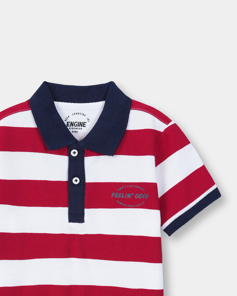 Boys Polo Tee - Engine - Buy Now