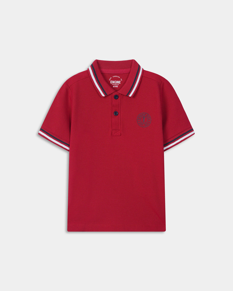 Boys Polo Tee - Engine - Buy Now