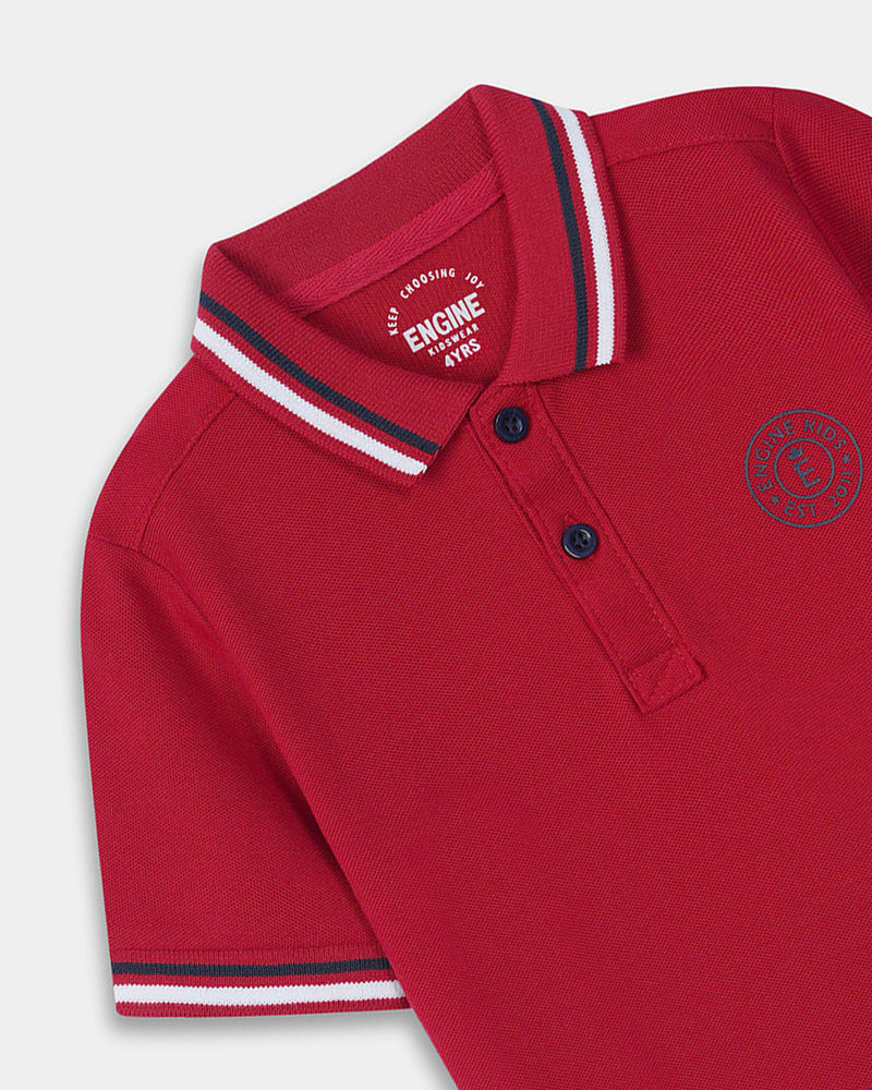 Boys Polo Tee - Engine - Buy Now